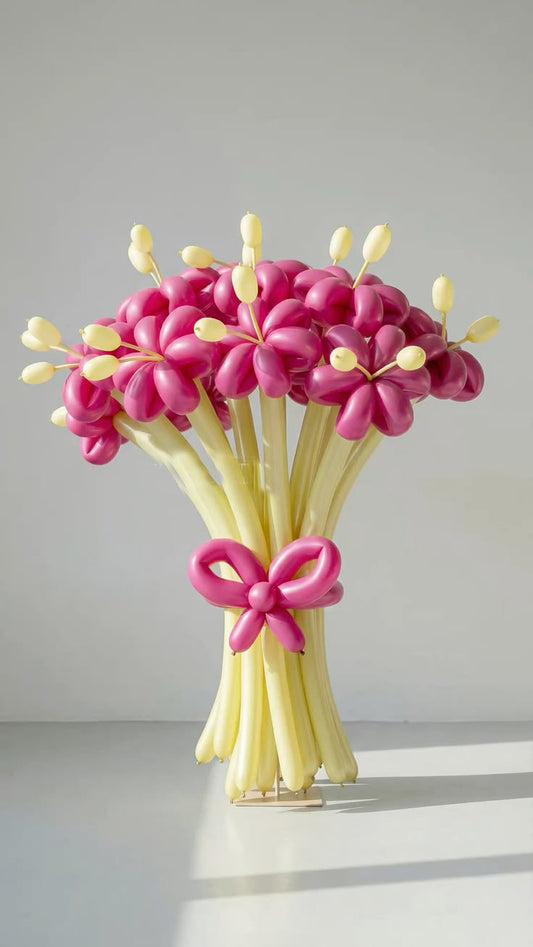 Hibiscus Balloon-Flower Bouquet DIY with free shipping