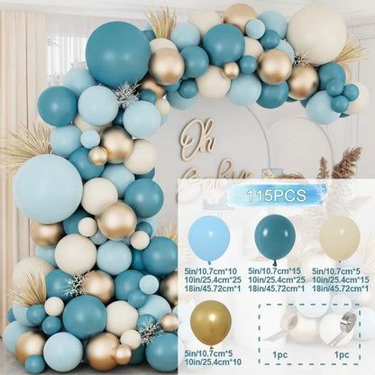Balloon Garland Arch Kit Birthday Party Decoration Girl Birthday Foil Balloon  Baby Shower Decor Globos Wedding Party Supplies