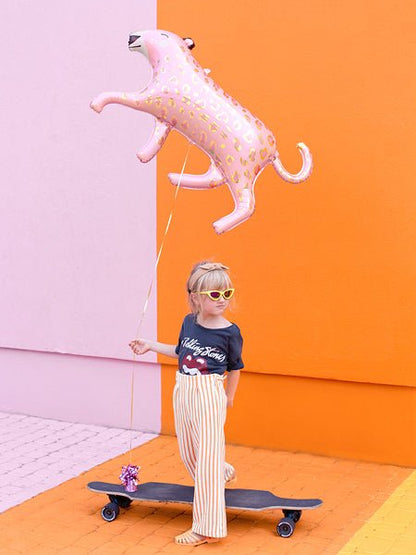 Pink Leopard Balloon