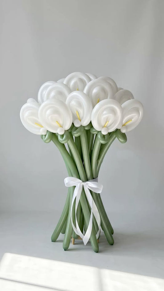 Calla Balloon-Flower Bouquet DIY with free shipping