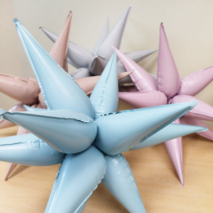 Pastel Pink Starburst Balloon