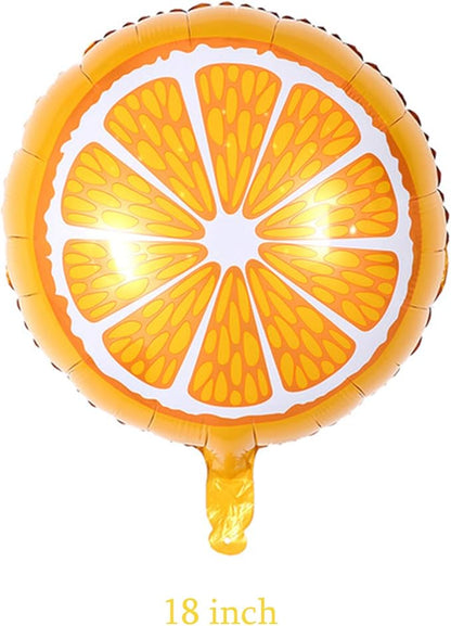 Orange Slice Mylar Balloon – 18" Fruit Party Decor | Ellie’s Party Supply